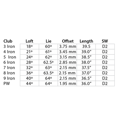 HEAD Hollow Irons
